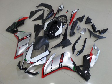 Carénage Moto Aprilia RS4 50 125 11-18 - Noir Argent Rouge