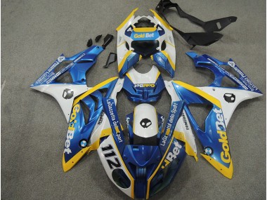 Carénage Moto BMW S1000RR 09-14 - Blanc Bleu GoldBet 112