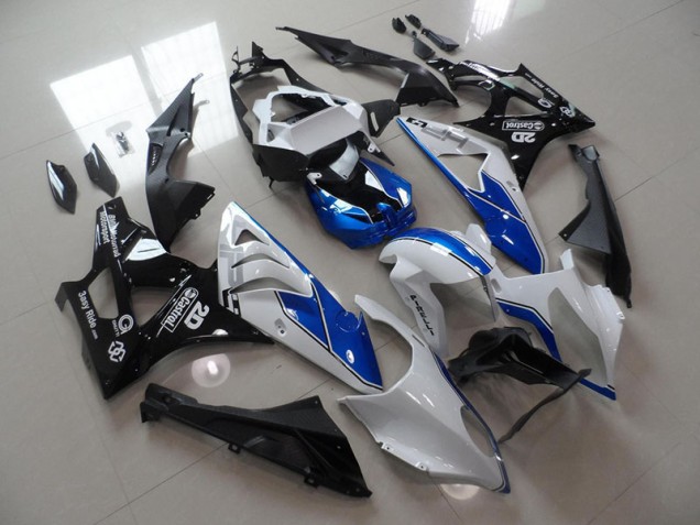 Carénage Moto BMW S1000RR 09-14 - Blanc Bleu Noir Carénage Moto BMW S1000RR 09-14 - Blanc Bleu Noir