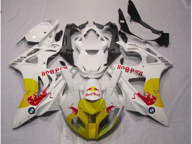 Carénage Moto BMW S1000RR 09-14 - Jaune Blanc Red Bull Carénage Moto BMW S1000RR 09-14 - Jaune Blanc Red Bull