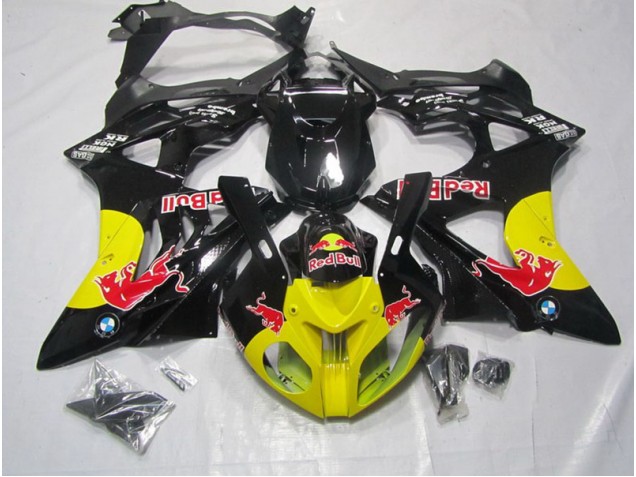 Carénage Moto BMW S1000RR 09-14 - Jaune Noir Red Bull Carénage Moto BMW S1000RR 09-14 - Jaune Noir Red Bull