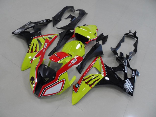 Carénage Moto BMW S1000RR 09-14 - Vert Rouge Monster Carénage Moto BMW S1000RR 09-14 - Vert Rouge Monster