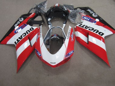 Carénage Moto Ducati 1098 07-14 - Rouge Blanc Generali Tim