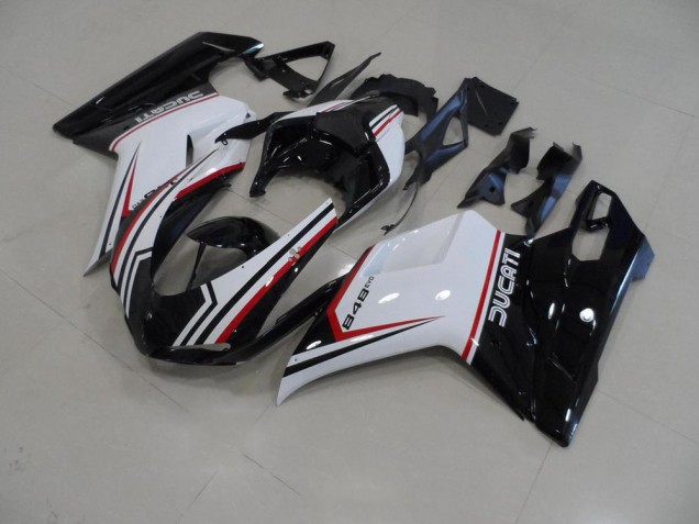 Carénage Moto Ducati 848 1098 1198 07-14 - Noir Tricolore Carénage Moto Ducati 848 1098 1198 07-14 - Noir Tricolore
