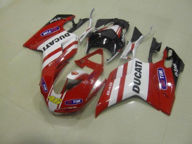 Carénage Moto Ducati 848 1098 1198 07-14 - Rouge 46