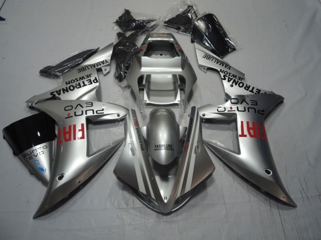 Carénage Moto Honda CBR 1000 RR 04-05 - Argent Rouge Fiat