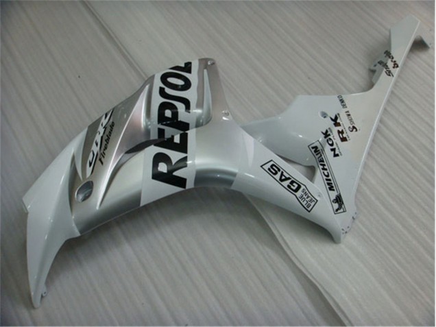 Carénage Moto Honda CBR 1000 RR 04-05 - Blanc Argent Noir Repsol
