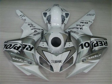 Carénage Moto Honda CBR 1000 RR 04-05 - Blanc Argent Noir Repsol