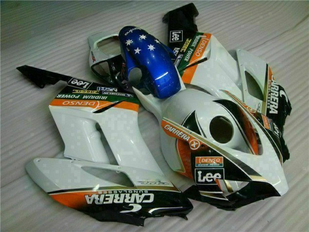 Carénage Moto Honda CBR 1000 RR 04-05 - Blanc Bleu Carénage Moto Honda CBR 1000 RR 04-05 - Blanc Bleu