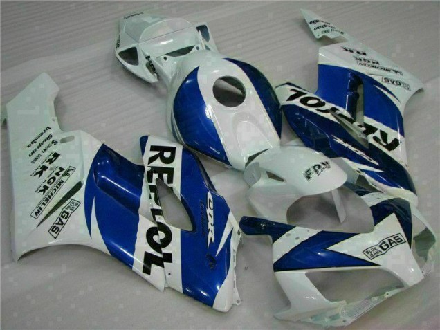 Carénage Moto Honda CBR 1000 RR 04-05 - Blanc Bleu Repsol