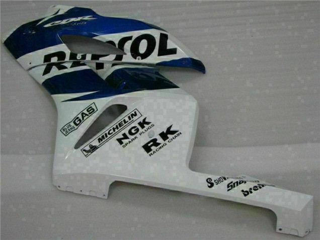 Carénage Moto Honda CBR 1000 RR 04-05 - Blanc Bleu Repsol