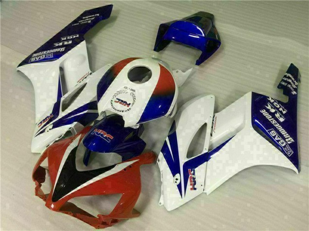 Carénage Moto Honda CBR 1000 RR 04-05 - Blanc Bleu Rouge