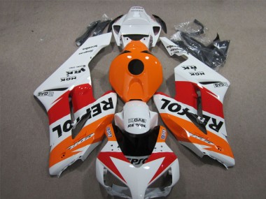 Carénage Moto Honda CBR 1000 RR 04-05 - Blanc Orange Repsol