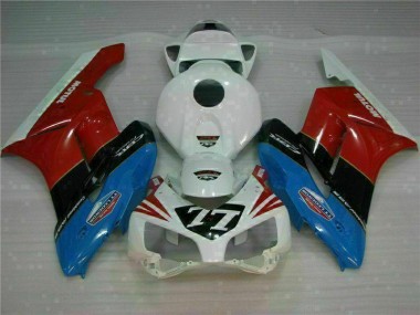 Carénage Moto Honda CBR 1000 RR 04-05 - Blanc Rouge 77