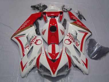 Carénage Moto Honda CBR 1000 RR 04-05 - Blanc Rouge PRAMAC