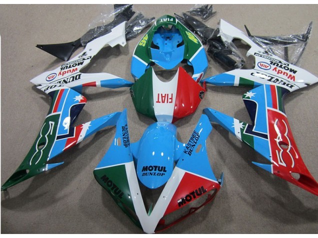 Carénage Moto Honda CBR 1000 RR 04-05 - Bleu Rouge Vert Motul Carénage Moto Honda CBR 1000 RR 04-05 - Bleu Rouge Vert Motul