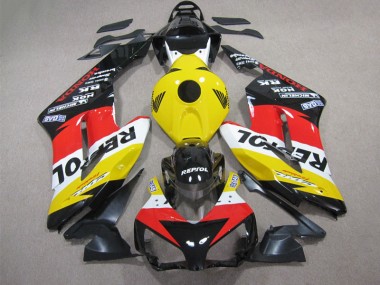 Carénage Moto Honda CBR 1000 RR 04-05 - Jaune Rouge Repsol