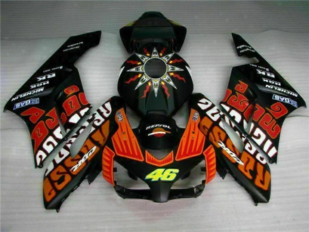 Carénage Moto Honda CBR 1000 RR 04-05 - Noir Orange