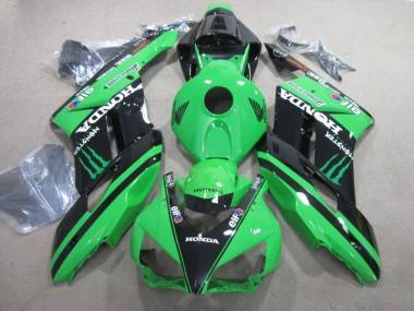 Carénage Moto Honda CBR 1000 RR 04-05 - Noir Vert Monster