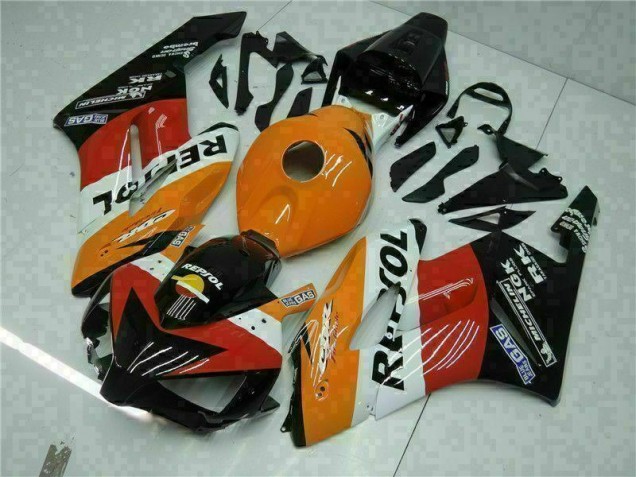 Carénage Moto Honda CBR 1000 RR 04-05 - Orange Noir Repsol Carénage Moto Honda CBR 1000 RR 04-05 - Orange Noir Repsol