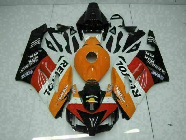 Carénage Moto Honda CBR 1000 RR 04-05 - Orange Noir Repsol