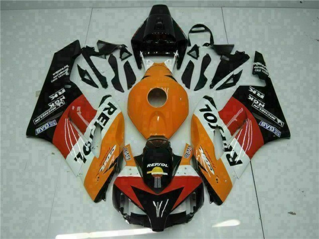 Carénage Moto Honda CBR 1000 RR 04-05 - Orange Noir Repsol Carénage Moto Honda CBR 1000 RR 04-05 - Orange Noir Repsol