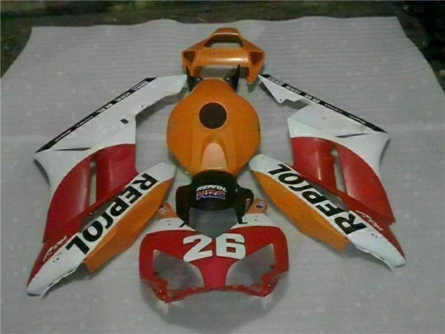 Carénage Moto Honda CBR 1000 RR 04-05 - Orange Rouge Repsol 26 Carénage Moto Honda CBR 1000 RR 04-05 - Orange Rouge Repsol 26