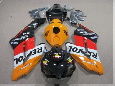 Carénage Moto Honda CBR 1000 RR 04-05 - Orange Rouge Repsol