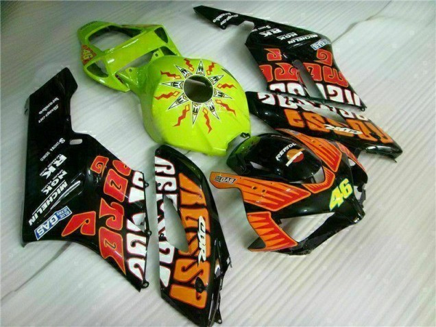 Carénage Moto Honda CBR 1000 RR 04-05 - Orange Vert