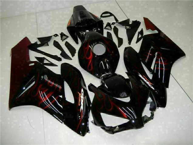 Carénage Moto Honda CBR 1000 RR 04-05 - Rouge Flamme Noir Carénage Moto Honda CBR 1000 RR 04-05 - Rouge Flamme Noir