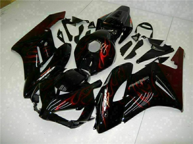Carénage Moto Honda CBR 1000 RR 04-05 - Rouge Flamme Noir Carénage Moto Honda CBR 1000 RR 04-05 - Rouge Flamme Noir