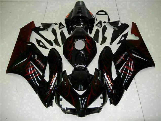 Carénage Moto Honda CBR 1000 RR 04-05 - Rouge Flamme Noir Carénage Moto Honda CBR 1000 RR 04-05 - Rouge Flamme Noir