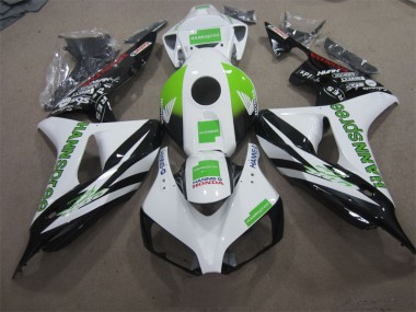 Carénage Moto Honda CBR 1000 RR 06-07 - Blanc Vert Hannspree