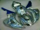 Carénage Moto Honda CBR 1000 RR 06-07 - Bleu Flamme Argent