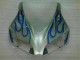Carénage Moto Honda CBR 1000 RR 06-07 - Bleu Flamme Argent