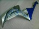 Carénage Moto Honda CBR 1000 RR 06-07 - Bleu Flamme Argent