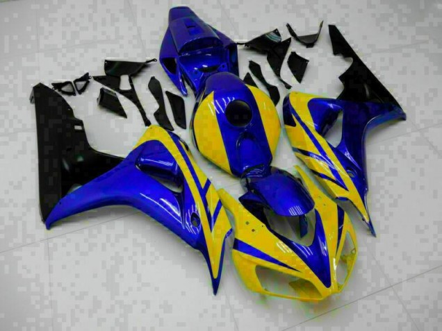 Carénage Moto Honda CBR 1000 RR 06-07 - Bleu Jaune Carénage Moto Honda CBR 1000 RR 06-07 - Bleu Jaune