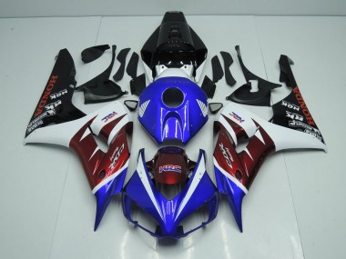 Carénage Moto Honda CBR 1000 RR 06-07 - Burgandy et Bleu