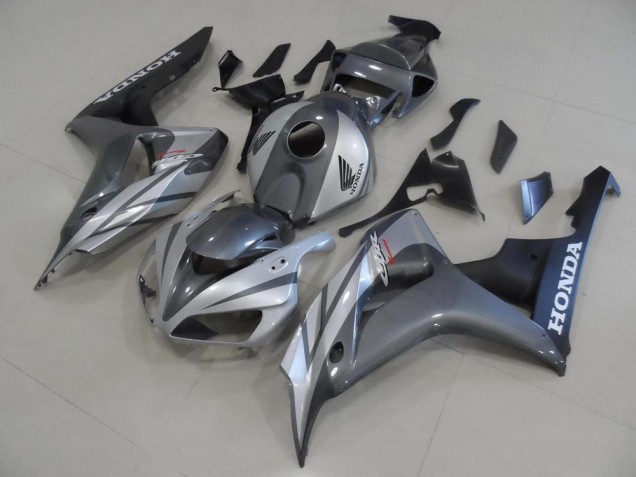Carénage Moto Honda CBR 1000 RR 06-07 - Gris Argent et Noir Mat Carénage Moto Honda CBR 1000 RR 06-07 - Gris Argent et Noir Mat