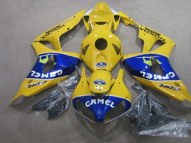Carénage Moto Honda CBR 1000 RR 06-07 - Jaune Bleu Camel
