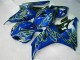 Carénage Moto Honda CBR 1000 RR 06-07 - Jaune Flamme Bleu Carénage Moto Honda CBR 1000 RR 06-07 - Jaune Flamme Bleu