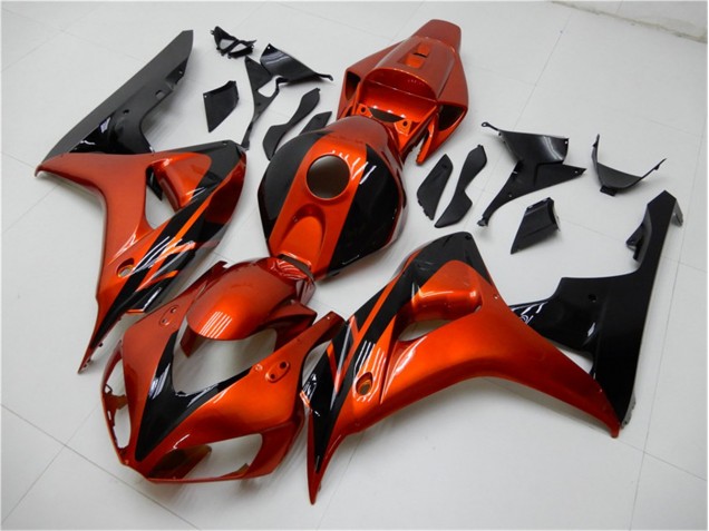 Carénage Moto Honda CBR 1000 RR 06-07 - Orange Noir Carénage Moto Honda CBR 1000 RR 06-07 - Orange Noir