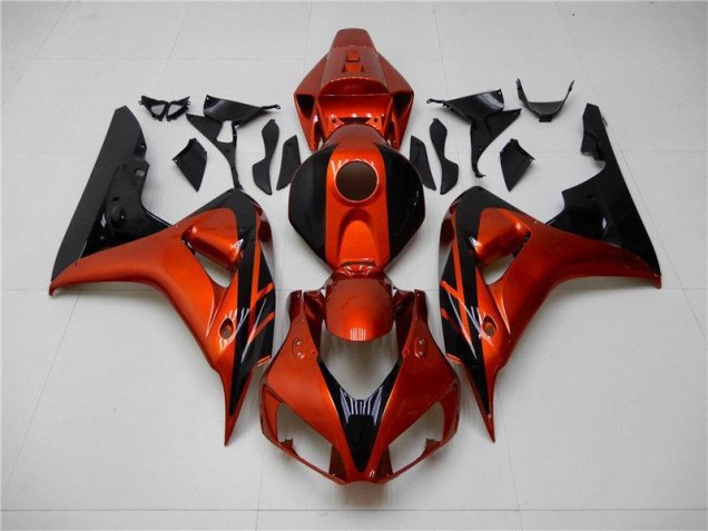 Carénage Moto Honda CBR 1000 RR 06-07 - Orange Noir Carénage Moto Honda CBR 1000 RR 06-07 - Orange Noir
