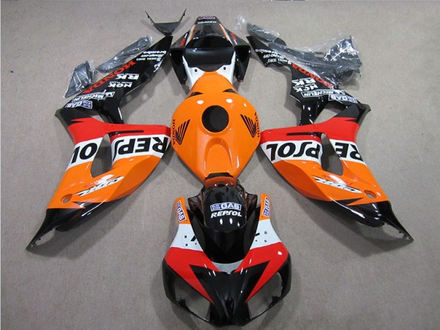 Carénage Moto Honda CBR 1000 RR 06-07 - Orange Repsol Carénage Moto Honda CBR 1000 RR 06-07 - Orange Repsol