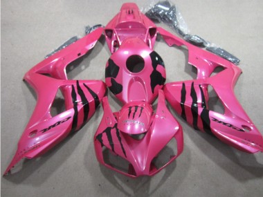 Carénage Moto Honda CBR 1000 RR 06-07 - Rose Noir Monster