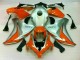 Carénage Moto Honda CBR 1000 RR 08-11 - Argent Orange Carénage Moto Honda CBR 1000 RR 08-11 - Argent Orange