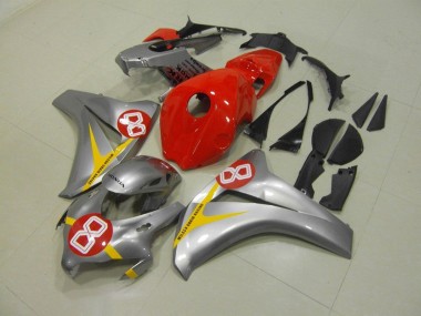 Carénage Moto Honda CBR 1000 RR 08-11 - Argent Rouge 8
