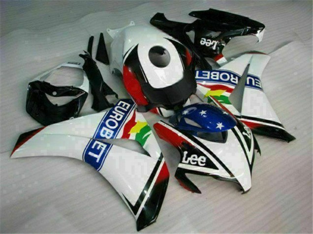 Carénage Moto Honda CBR 1000 RR 08-11 - Blanc Bleu Rouge Eurobet Lee Carénage Moto Honda CBR 1000 RR 08-11 - Blanc Bleu Rouge Eurobet Lee