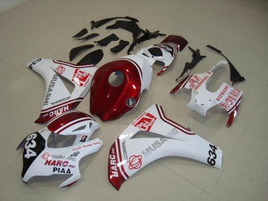 Carénage Moto Honda CBR 1000 RR 08-11 - Blanc Rouge HARC Pro PIAA 634