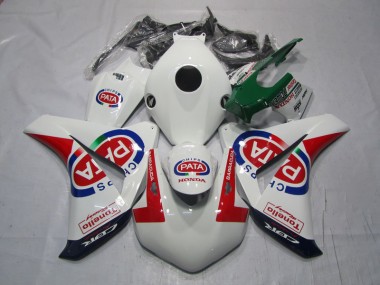 Carénage Moto Honda CBR 1000 RR 08-11 - Blanc Rouge PATA